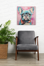 Load image into Gallery viewer, Whimsical Blue Frenchie Wall Art Poster-Art-Dog Art, French Bulldog, Home Decor, Poster-7