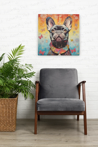 Butterfly Whimsy French Bulldog Wall Art Poster-Art-Dog Art, French Bulldog, Home Decor, Poster-7