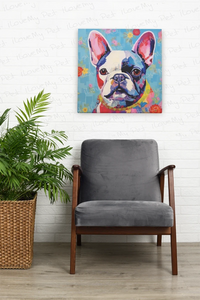 Whimsical French Bulldog Bliss Wall Art Poster-Art-Dog Art, French Bulldog, Home Decor, Poster-7