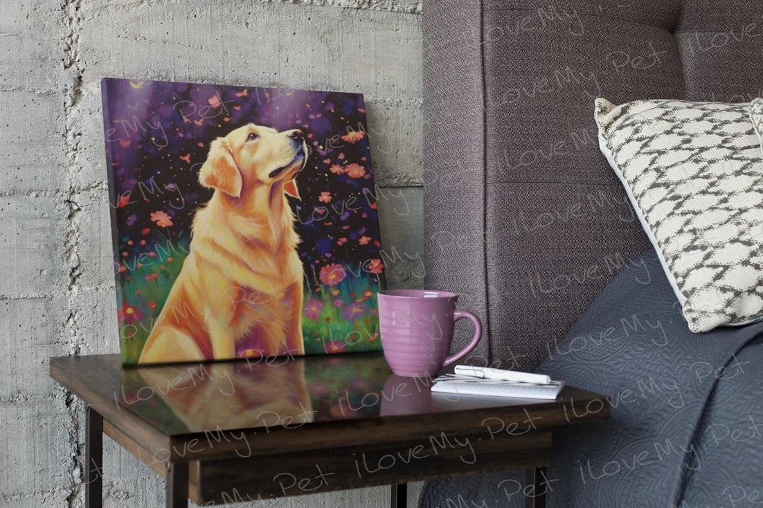 Golden Grace Golden Retriever Wall Art Poster-Art-Dog Art, Golden Retriever, Home Decor, Poster-1