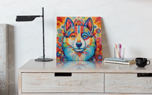 Load image into Gallery viewer, Psychedelic Husky Dream Wall Art Poster-Art-Dog Art, Home Decor, Poster, Siberian Husky-5