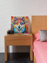 Load image into Gallery viewer, Psychedelic Husky Dream Wall Art Poster-Art-Dog Art, Home Decor, Poster, Siberian Husky-6
