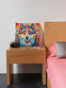 Psychedelic Husky Dream Wall Art Poster-Art-Dog Art, Home Decor, Poster, Siberian Husky-6