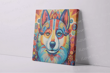 Load image into Gallery viewer, Psychedelic Husky Dream Wall Art Poster-Art-Dog Art, Home Decor, Poster, Siberian Husky-3