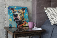 Load image into Gallery viewer, Starry-Eyed Pit Bull Dream Wall Art Poster-Art-Dog Art, Home Decor, Pit Bull, Poster-4