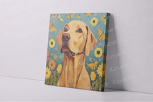 Load image into Gallery viewer, Sunshine Companion Yellow Labrador Wall Art Poster-Art-Dog Art, Home Decor, Labrador, Poster-3