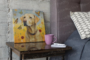 Autumnal Bliss Yellow Labrador Wall Art Poster-Art-Dog Art, Home Decor, Labrador, Poster-4