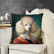 Load image into Gallery viewer, Versailles Vanilla White Poodle Plush Pillow Case-Cushion Cover-Dog Dad Gifts, Dog Mom Gifts, Home Decor, Pillows, Poodle-6