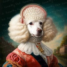 Load image into Gallery viewer, Versailles Vanilla White Poodle Wall Art Poster-Art-Dog Art, Home Decor, Poodle, Poster-1