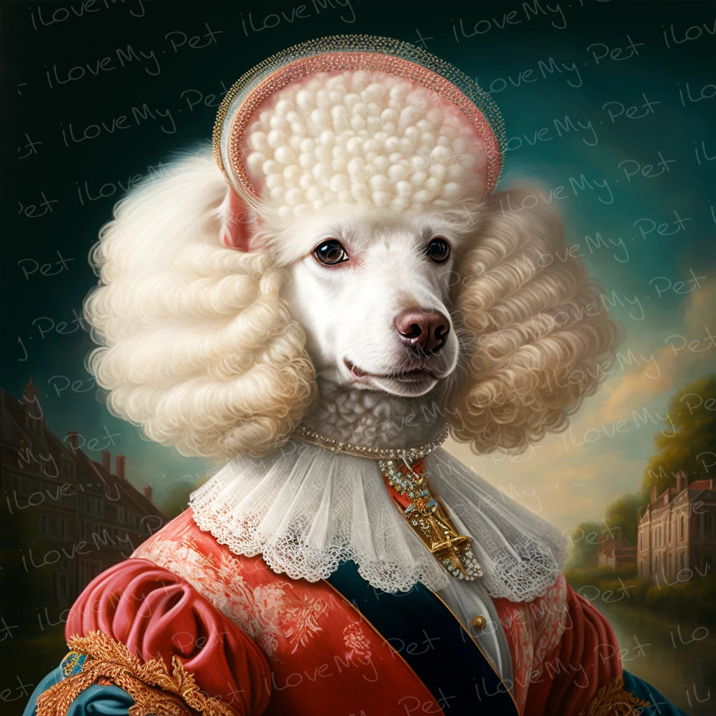 Versailles Vanilla White Poodle Wall Art Poster-Art-Dog Art, Home Decor, Poodle, Poster-1