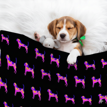 Load image into Gallery viewer, Vibrant Beagle Silhouette Blanket for Dog-Dog Blanket-Beagle,Blankets,Home Decor-1
