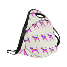 Load image into Gallery viewer, Vibrant Beagle Silhouette Neoprene Lunch Bag-Accessories-Accessories,Bags,Beagle,Lunch Bags-7