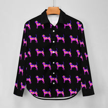 Load image into Gallery viewer, Vibrant Beagle Silhouette Women's Shirt-2