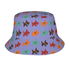 Load image into Gallery viewer, Vibrant Colorful Schnauzer Bucket Hat-Hats &amp; Caps-Lavender Purple-One Size-25