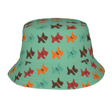 Load image into Gallery viewer, Vibrant Colorful Schnauzer Bucket Hat-Hats &amp; Caps-Mint Green-One Size-41