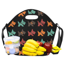 Load image into Gallery viewer, Vibrant Colorful Schnauzer Neoprene Lunch Bag-Accessories-Accessories,Bags,Lunch Bags,Schnauzer-11