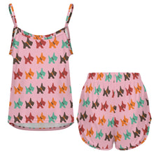 Load image into Gallery viewer, Vibrant Colorful Schnauzer Women's Cami and Shorts Pajama Set-Apparel-Apparel,Dog Mom Gifts,Pajamas,Schnauzer-15