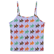 Load image into Gallery viewer, Vibrant Colorful Schnauzer Women's Cami and Shorts Pajama Set-Apparel-Apparel,Dog Mom Gifts,Pajamas,Schnauzer-Light Lavender Purple-XS-5