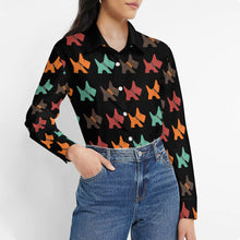 Load image into Gallery viewer, Vibrant Colorful Schnauzer Women's Shirt-Apparel-Apparel,Dog Mom Gifts,Schnauzer,Shirt-1