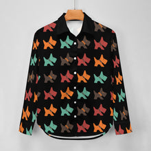 Load image into Gallery viewer, Vibrant Colorful Schnauzer Women's Shirt-Apparel-Apparel,Dog Mom Gifts,Schnauzer,Shirt-10