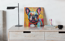 Load image into Gallery viewer, Vibrant French Bulldog Tapestry Wall Art Poster-Art-Dog Art, French Bulldog, Home Decor, Poster-2