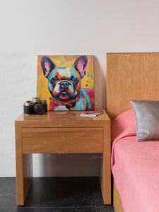 Vibrant French Bulldog Tapestry Wall Art Poster-Art-Dog Art, French Bulldog, Home Decor, Poster-3