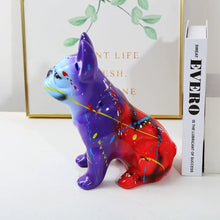 Load image into Gallery viewer, Vibrant Hues Sitting French Bulldog Statue-FS880-5