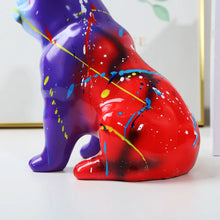 Load image into Gallery viewer, Vibrant Hues Sitting French Bulldog Statue-FS880-7