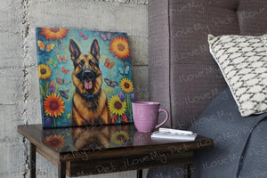 Vibrant Realm German Shepherd Wall Art Poster-Art-Dog Art, German Shepherd, Home Decor, Poster-4
