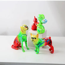 Load image into Gallery viewer, Vibrant Splash Neon Balloon Poodle Statues-FS900-13