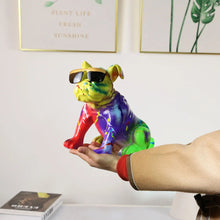 Load image into Gallery viewer, Vibrant Splash Sunglasses English Bulldog Statue-Home Decor-Dog Dad Gifts, Dog Mom Gifts, English Bulldog, Home Decor, Statue-2