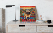 Load image into Gallery viewer, Vibrant Vale Pug Framed Wall Art Poster-Art-Dog Art, Home Decor, Pug-2