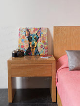 Load image into Gallery viewer, Vibrant Vigilance Doberman Framed Wall Art Poster-Art-Doberman, Dog Art, Home Decor, Poster-3