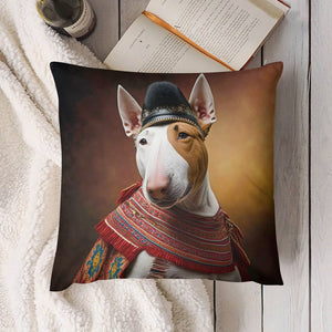 Victorian Canine Bull Terrier Plush Pillow Case-Bull Terrier, Dog Dad Gifts, Dog Mom Gifts, Home Decor, Pillows-5