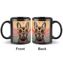 Load image into Gallery viewer, Visionary Voyager Black French Bulldog Coffee Mug-2