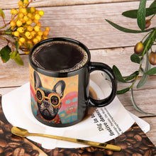 Load image into Gallery viewer, Visionary Voyager Black French Bulldog Coffee Mug-5