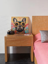 Load image into Gallery viewer, Visionary Voyager Black French Bulldog Wall Art Poster-Art-Dog Art, French Bulldog, Home Decor, Poster-3