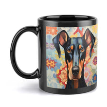 Load image into Gallery viewer, Vivid Vigilance Doberman Coffee Mug-5