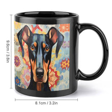Load image into Gallery viewer, Vivid Vigilance Doberman Coffee Mug-4