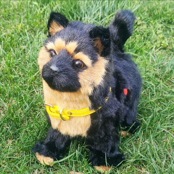 Realistic Lifelike Cavalier King Charles Spaniel Stuffed Animal with R