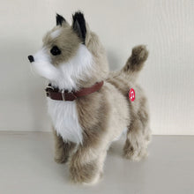 Load image into Gallery viewer, Walk, Wag and Bark Interactive Husky Stuffed Animal Plush Toy-Stuffed Animals-Home Decor, Siberian Husky, Stuffed Animal-One Size-8
