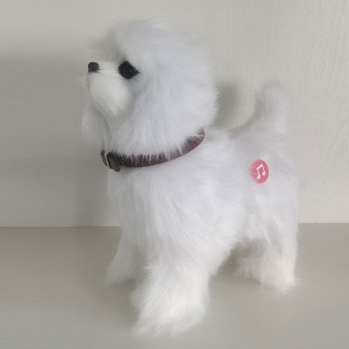 Walk, Wag and Bark Interactive Poodle Stuffed Animal Plush Toy-Stuffed Animals-French Bulldog, Home Decor, Poodle, Stuffed Animal-1