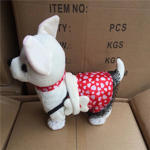 Walk, Wag and Bark White Chihuahua Interactive Plush Toys-Stuffed Animals-Chihuahua, Stuffed Animal-2