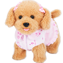 Load image into Gallery viewer, Walk, Wag and Sing Goldendoodle Interactive Stuffed Animal Plush Toy-Stuffed Animals-Doodle, Goldendoodle, Stuffed Animal-3