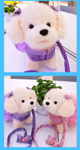 Walk, Wag and Sing Bichon Frise Interactive Plush Toy-Stuffed Animals-Bichon Frise, Stuffed Animal-8