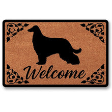 Load image into Gallery viewer, Warm Afghan Hound Welcome Door Mat-Home Decor-Afghan Hound,Doormat,Home Decor-6