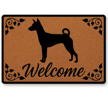 Load image into Gallery viewer, Warm Basenji Welcome Door Mat-Home Decor-Doormat,Home Decor-6