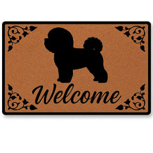Load image into Gallery viewer, Warm Bichon Frise Welcome Door Mat-Home Decor-Doormat,Home Decor-6