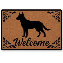 Load image into Gallery viewer, Warm Blue Heeler Welcome Door Mat-Home Decor-Doormat,Home Decor-1