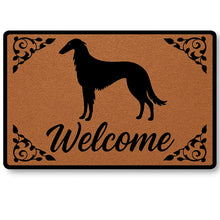 Load image into Gallery viewer, Warm Borzoi Welcome Door Mat-Home Decor-Doormat,Home Decor-6